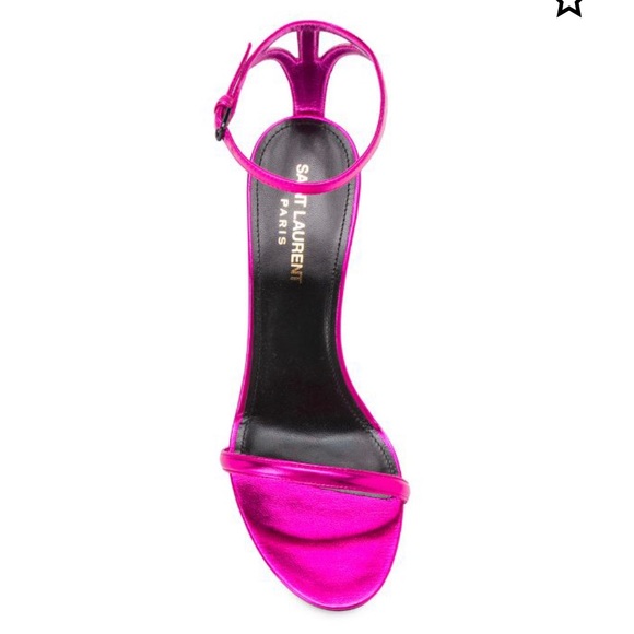 NWT Saint Laurent Lexi Fushia sandals - Picture 3 of 15